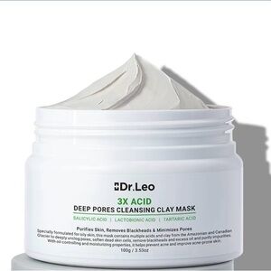 3X Acid Deep Pores Cleansing Clay Mask - White